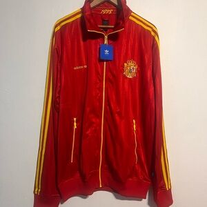 Vintage adidas Originals Spain Soccer Track Jacket Brand New Size 2XL